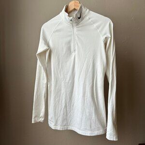 NIKE PRO COMBAT WOMEN'S ACTIVEWEAR WHITE TOP SIZE M